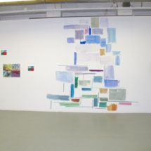 27-Impression of the wall with works by Ellen Rodenberg, Kees Koomen and Jos van Meerendonk